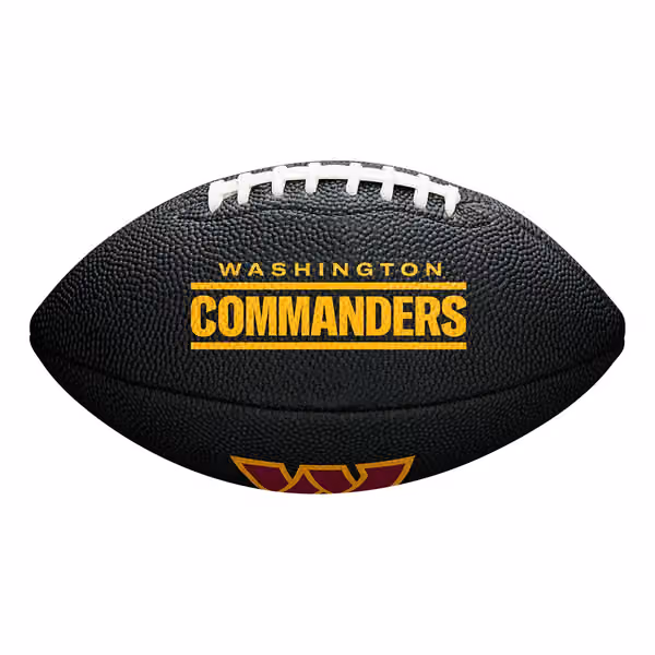 Washington Commanders NFL Wilson Mini Football Black view 1