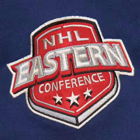 Washington Capitals Mitchell & Ness Heritage NHL Lace-Up Jersey Crew view 5