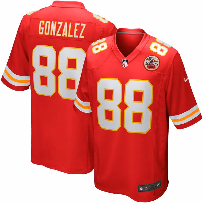 Tony Gonzalez #88 Kansas City Chiefs Nike Game NFL Jersey Red view 1