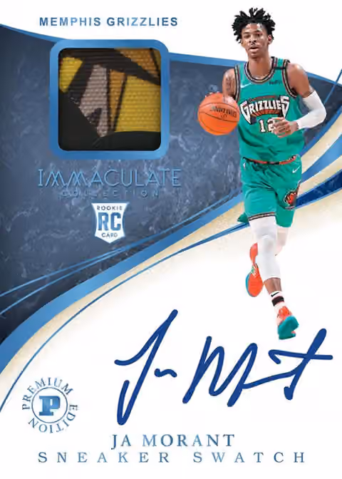 2019/20 Panini Immaculate Basketball Hobby Box NBA view 4