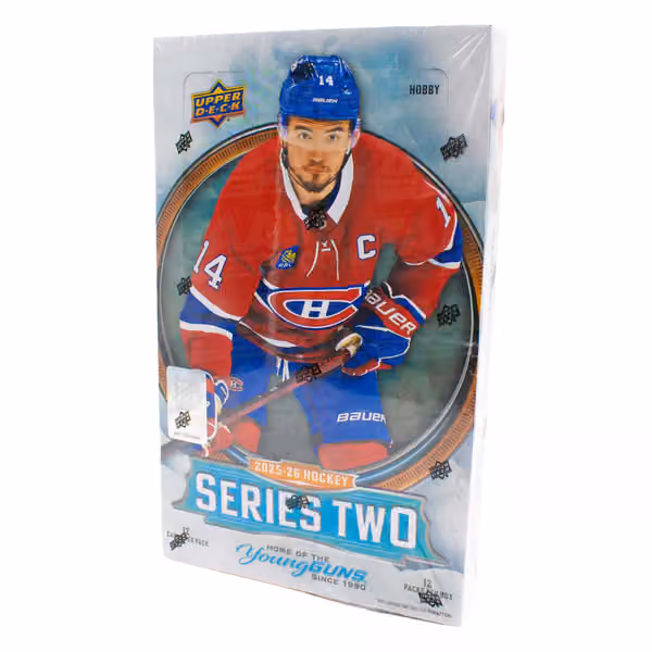 2025/26 Upper Deck Series 2 Hockey NHL Hobby Box view 1