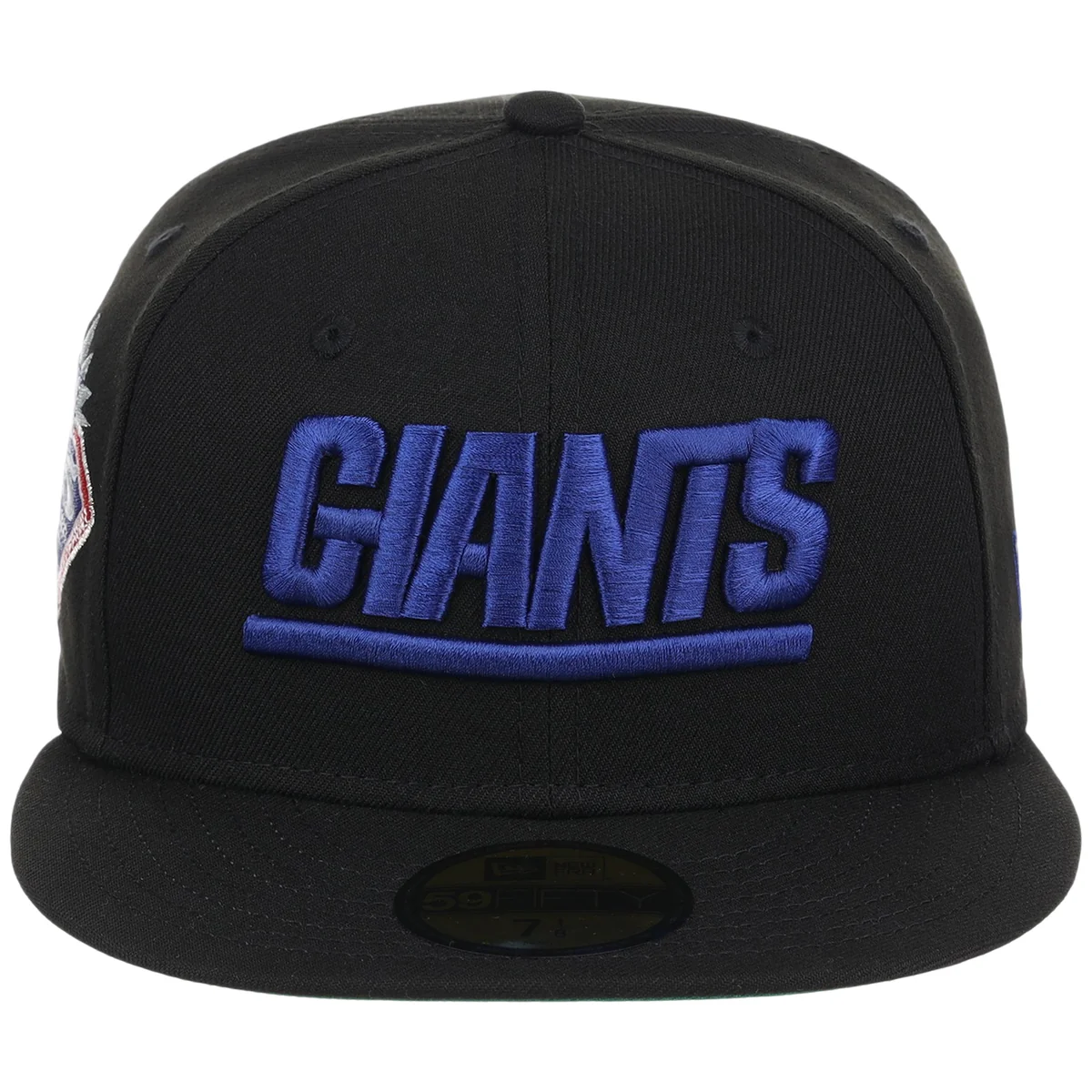 New York Giants NFL Black Dome New Era 59FIFTY detail view