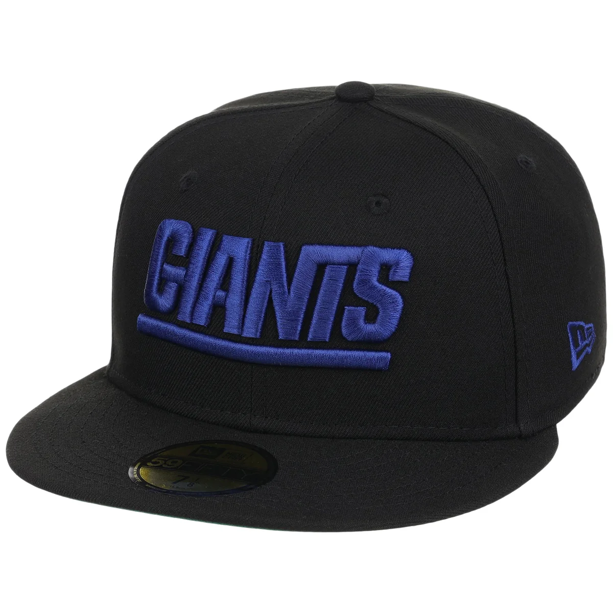 New York Giants NFL Black Dome New Era 59FIFTY detail view