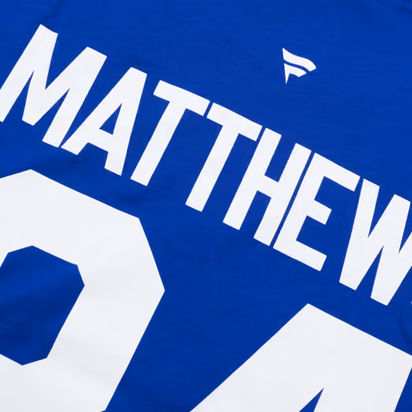 Auston Matthews #34 Toronto Maple Leafs Iconic Player NHL T-Shirt Blue view 4