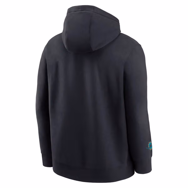 Miami Dolphins 2025 Rivalries Club NFL Hoodie Black view 2