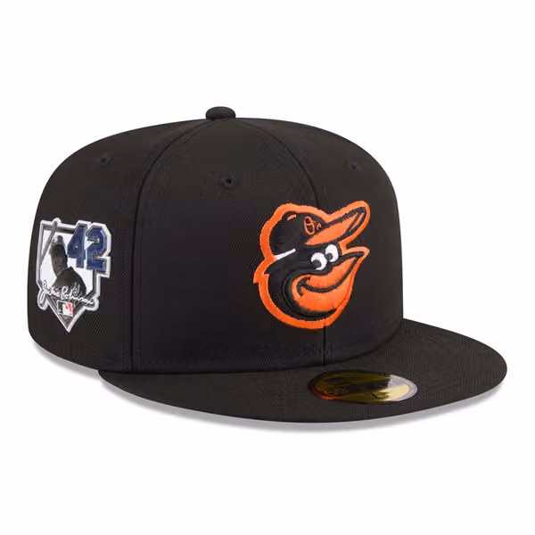 Baltimore Orioles 2026 Jackie Robinson Day 59FIFTY Fitted Cap Black product photo