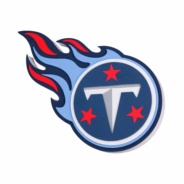 Tennessee Titans NFL 3D Foam Logo Wall Sign view 1