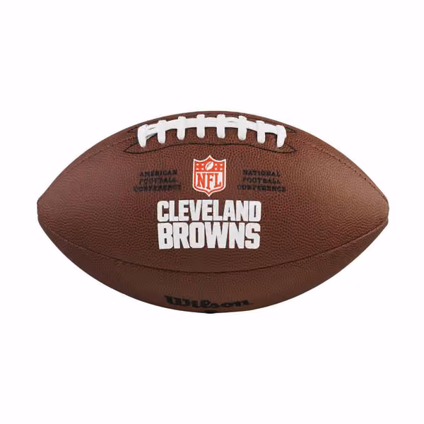 Cleveland Browns Backyard Wilson Full Size NFL Football view 2