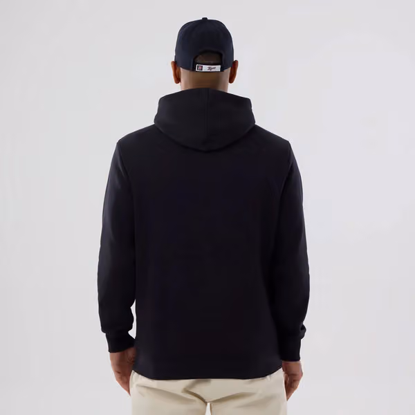 Detroit Tigers Team Logo New Era MLB Hoodie Navy view 2