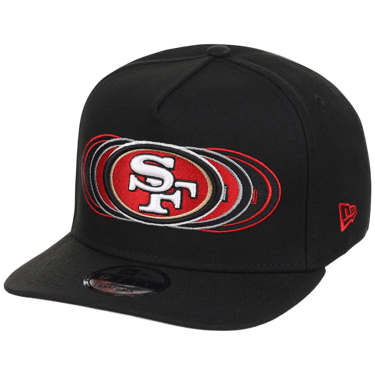San Francisco 49ers NFL Seismic New Era 9FIFTY A-Frame detail view