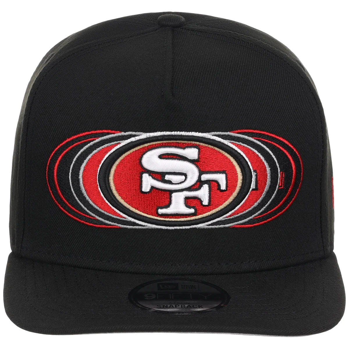 San Francisco 49ers NFL Seismic New Era 9FIFTY A-Frame detail view