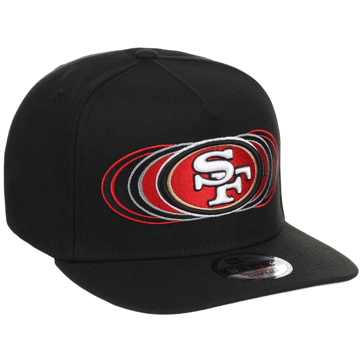 San Francisco 49ers NFL Seismic New Era 9FIFTY A-Frame front view