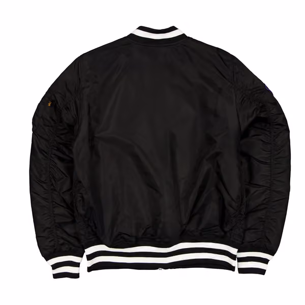 Baltimore Orioles Alpha Industries MA-1 MLB Bomber Jacket Black view 2