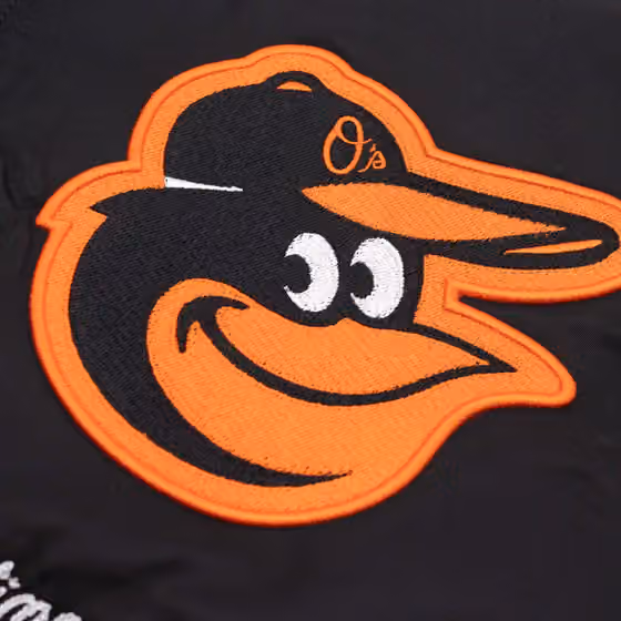 Baltimore Orioles Alpha Industries MA-1 MLB Bomber Jacket Black view 3
