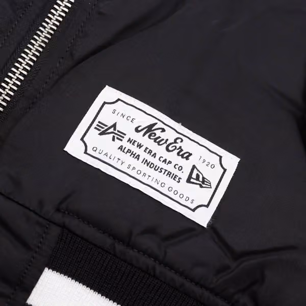 Baltimore Orioles Alpha Industries MA-1 MLB Bomber Jacket Black view 5