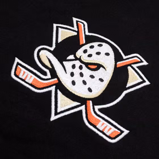 Anaheim Ducks Patch '47 Drop Shoulder NHL Hoodie Black view 3