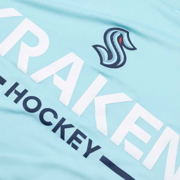Seattle Kraken 2025/26 Authentic Pro Rink Tech NHL T-Shirt Aqua view 3