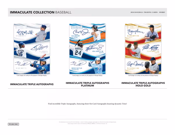 2026 Panini Immaculate Baseball Hobby Box view 2