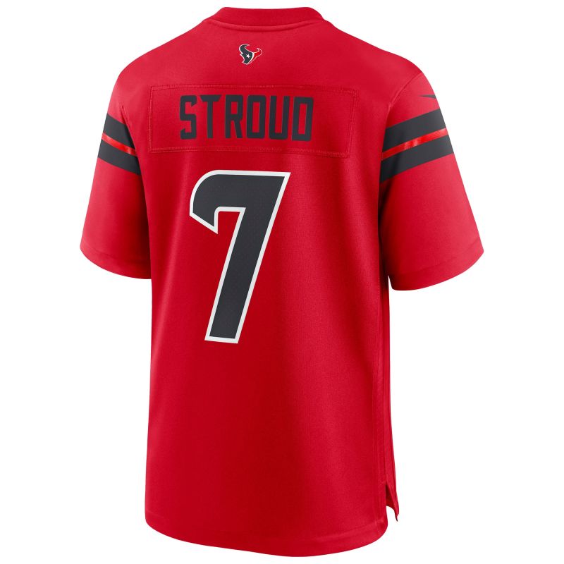 C.J. Stroud #7 Houston Texans Nike Game NFL Jersey Alternate Red view 3