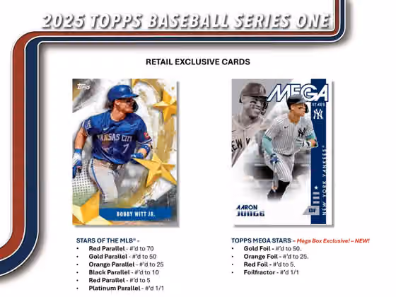 2025 Topps Series 1 Baseball MLB Blaster Box view 5
