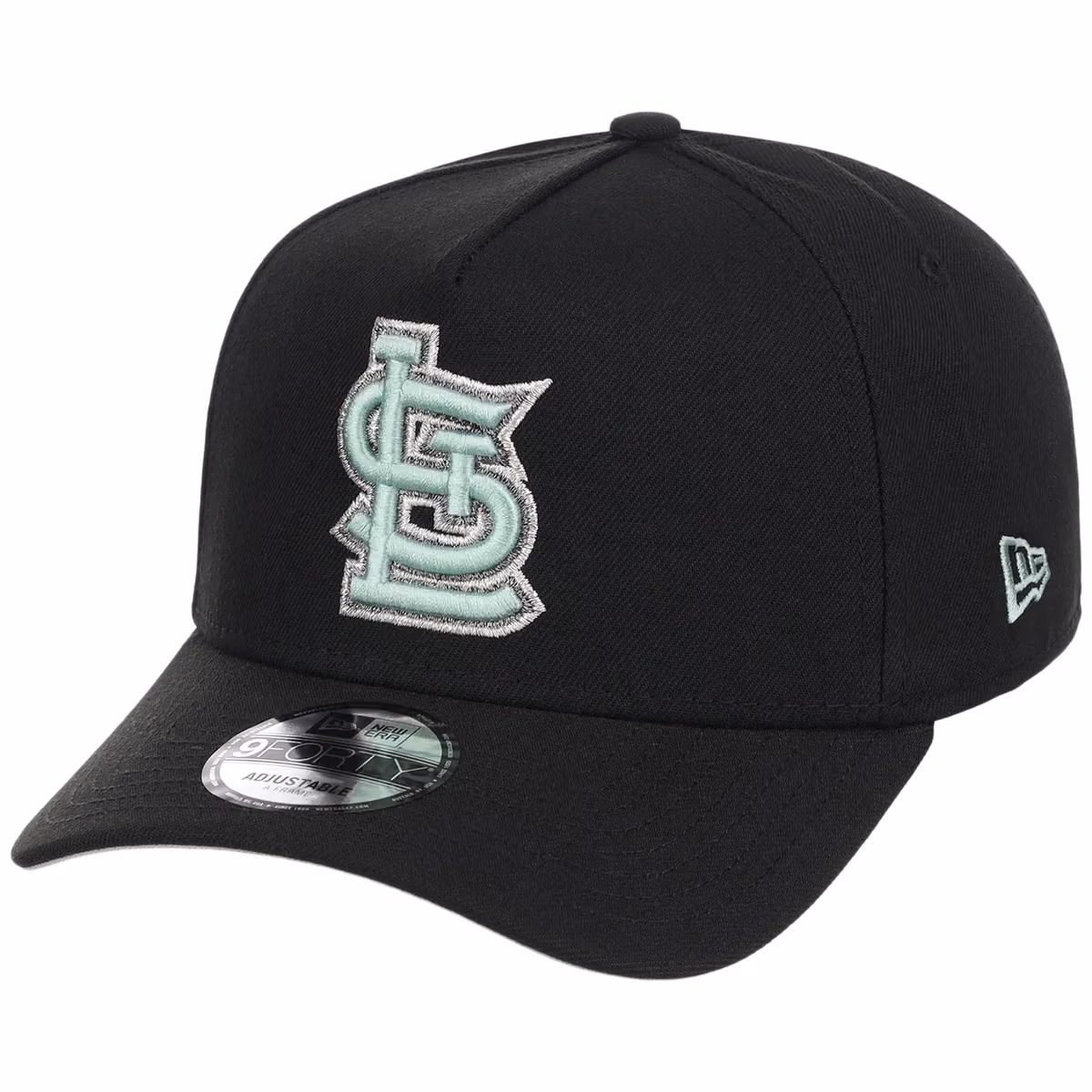 St. Louis Cardinals MLB Alpine Snow New Era 9FORTY A-Frame detail view