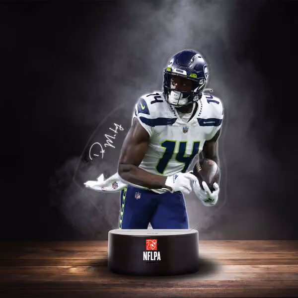 DK Metcalf Seattle Seahawks NFLPA LED Sign view 1