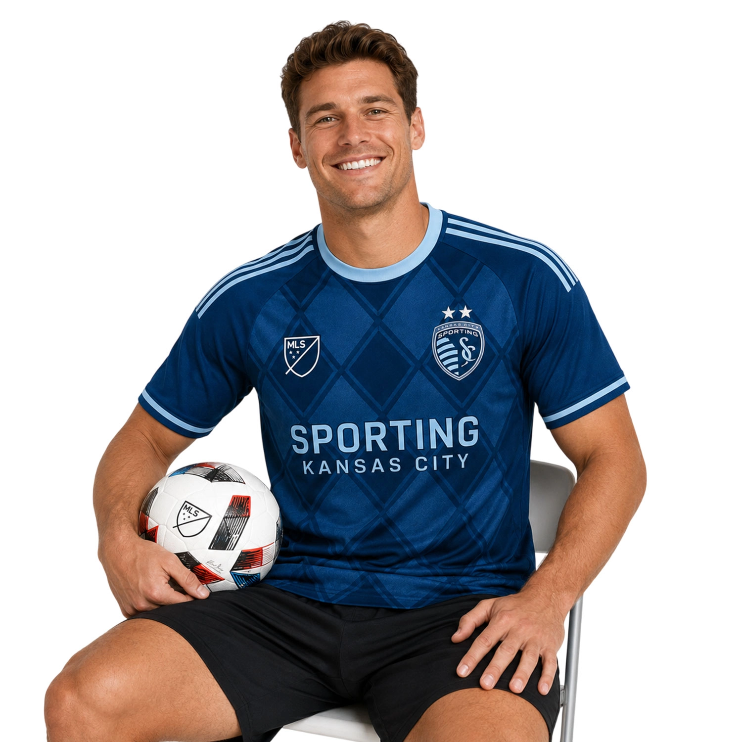 Sporting Kansas City MLS Jersey Custom Remarkable Argyle