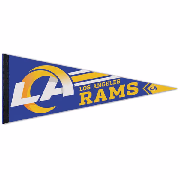 Los Angeles Rams Big Logo NFL Pennant view 1