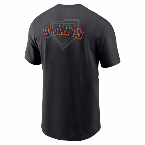 San Francisco Giants Primetime 2-Hit T-Shirt Black view 3