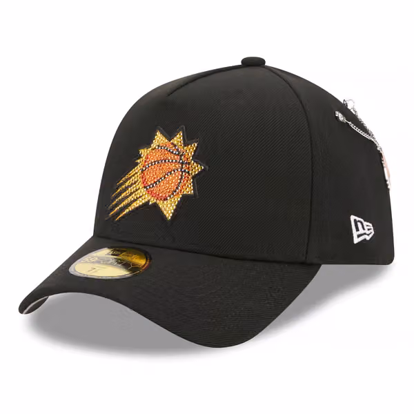 Phoenix Suns 2026 NBA Draft On-Stage Crystal 59FORTY A-Frame Fitted Cap Black product photo