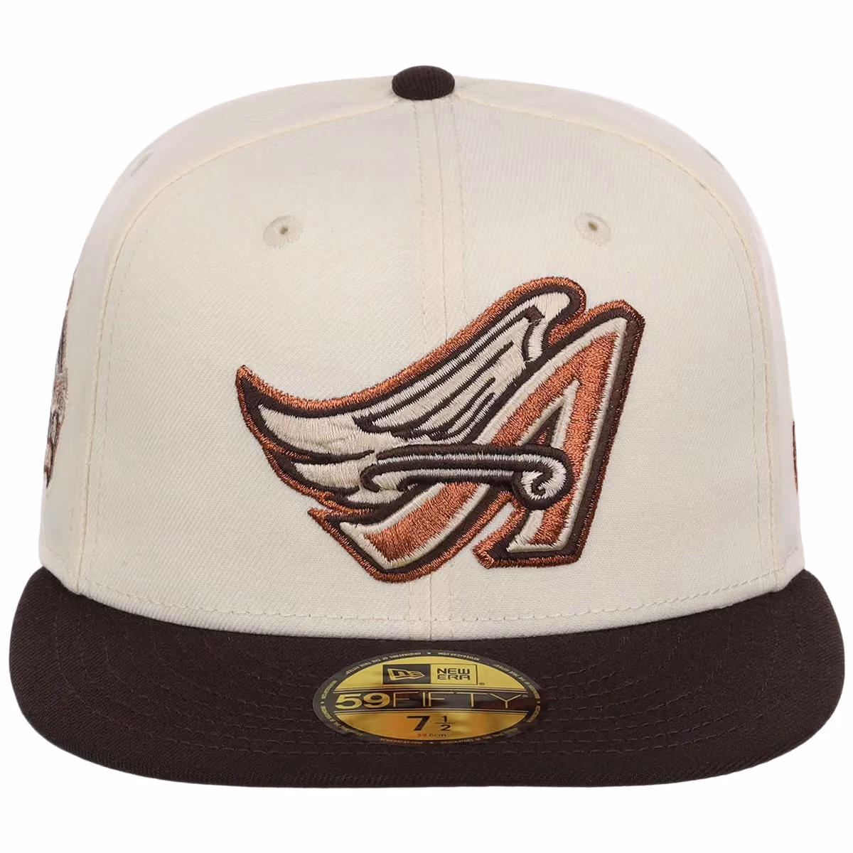 Anaheim Angels MLB Walnut Reserve New Era 59FIFTY detail view