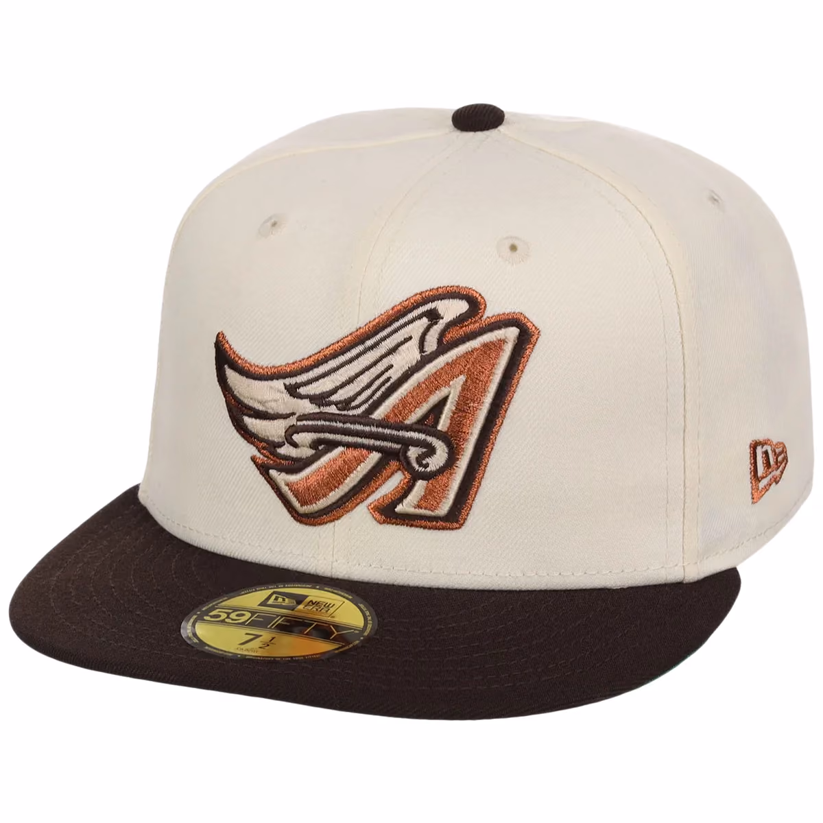 Anaheim Angels MLB Walnut Reserve New Era 59FIFTY detail view