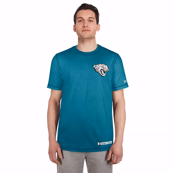 Jacksonville Jaguars 2024 NFL Training New Era Performance T-Shirt view 1
