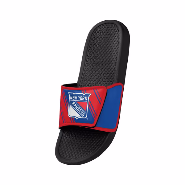 New York Rangers Legacy Velcro NHL Sport Slides view 3