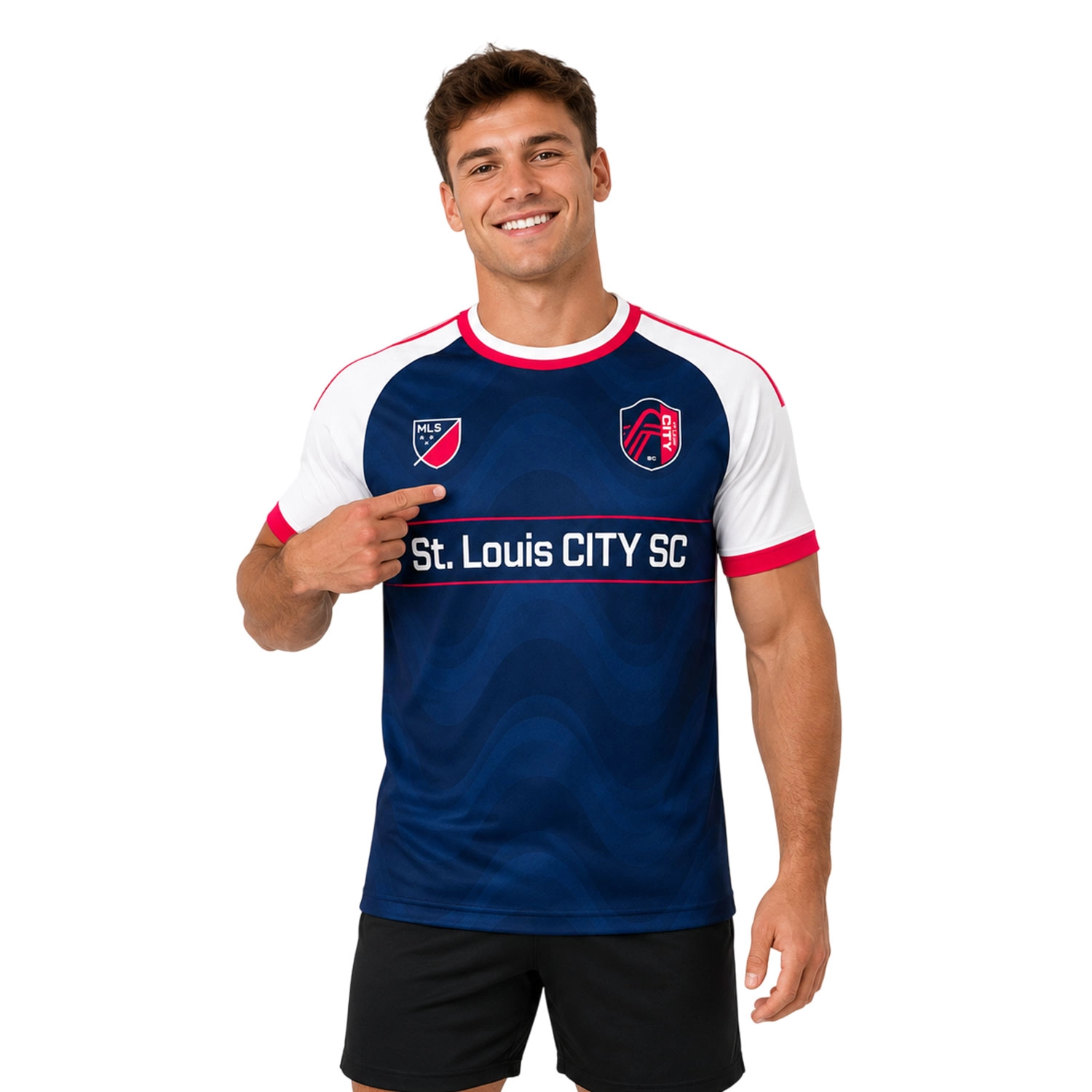 St. Louis City SC Jersey Custom – Dynamic Wave Stripe