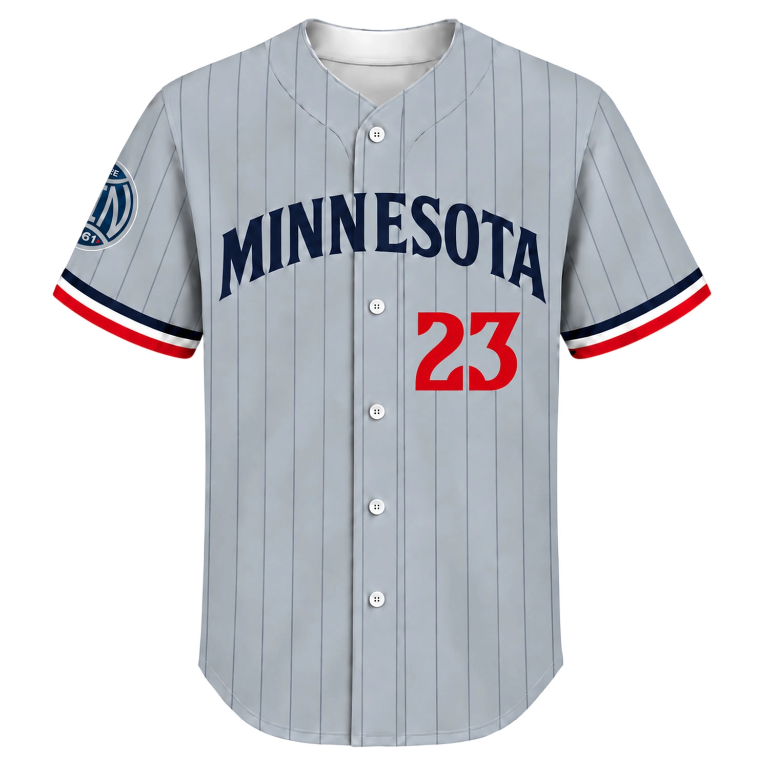Royce Lewis Gray Twins Jersey Unique Road Pinstripe