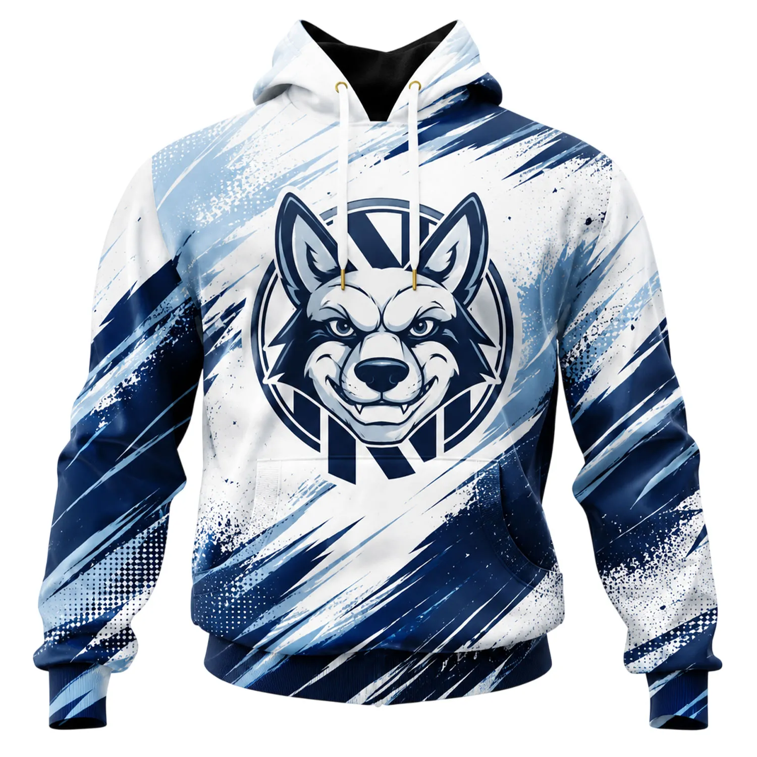 Nashville SC Pullover Hoodie Custom Stunning Ice White Crest