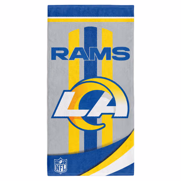 Los Angeles Rams Extreme NFL Beach Towel view 1