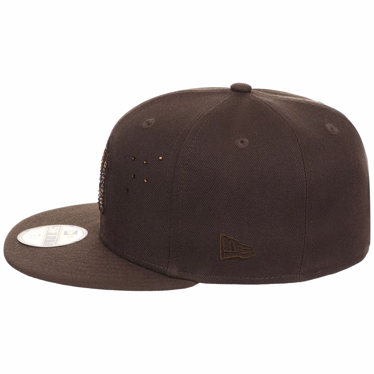 New York Yankees Michael Rainey Jr. x New York Yankees “With Love” New Era Collection - Brown Stone New Era 59FIFTY detail view