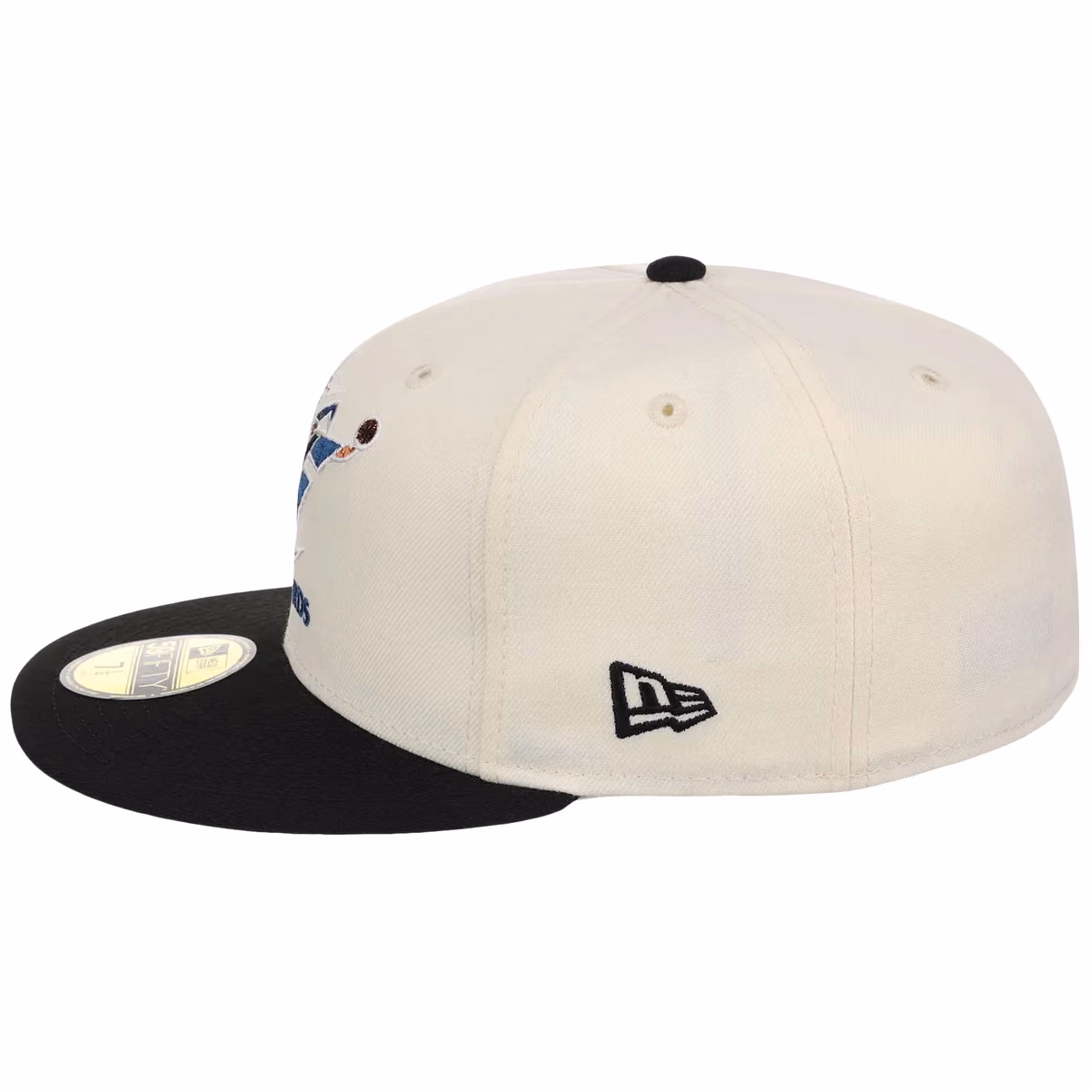 Washington Wizards NBA Chrome OTC New Era 59FIFTY (Chrome/Black) detail view