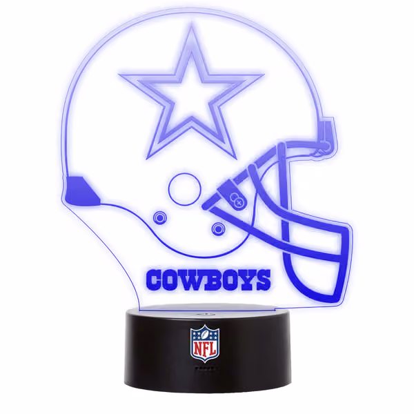 Dallas Cowboys NFL Helmet LED Sign view 2