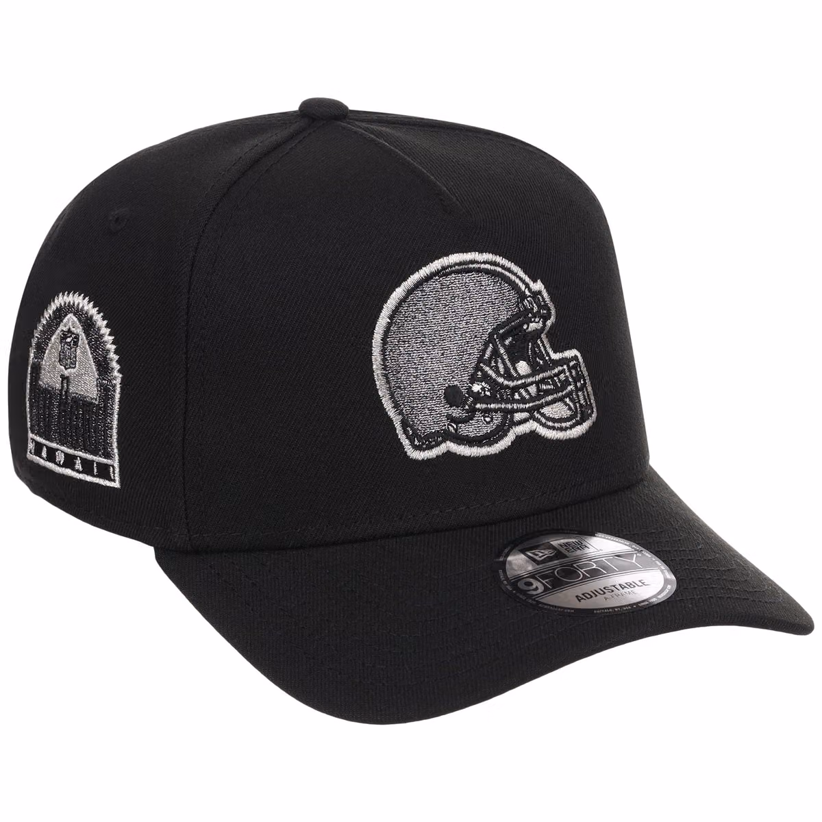 Cleveland Browns NFL Liquid Titanium New Era 9FORTY front view