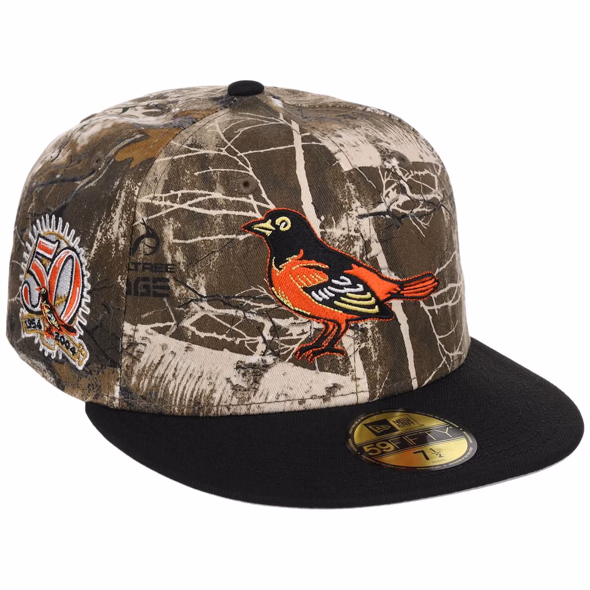 Baltimore Orioles MLB Realtree OTC New Era 59FIFTY front view