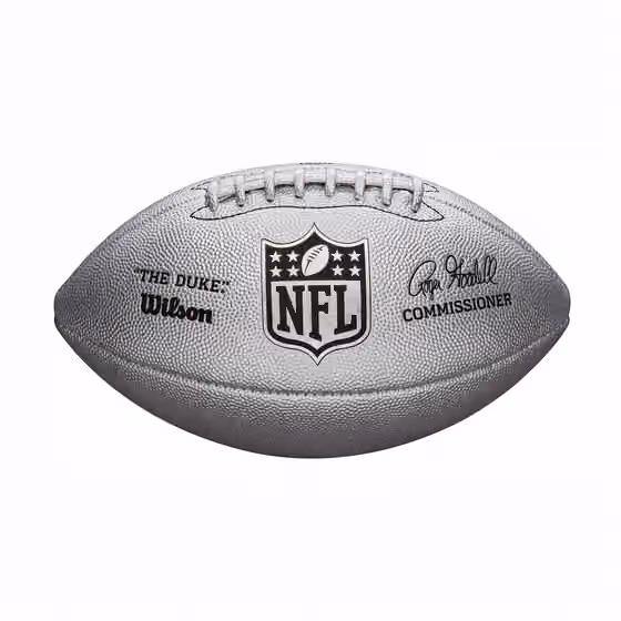 NFL Replica Game Ball "The Duke" Silver Edition view 1
