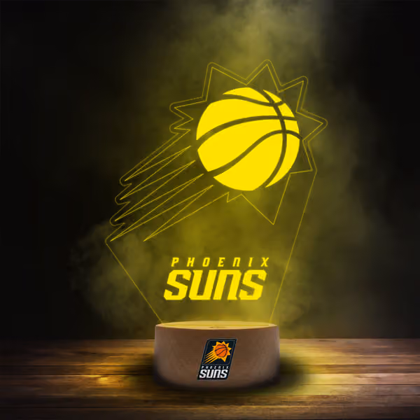 Phoenix Suns NBA Team Logo LED Sign view 1