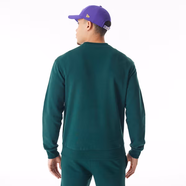 Los Angeles Lakers New Era NBA Crewneck Sweatshirt Green view 4