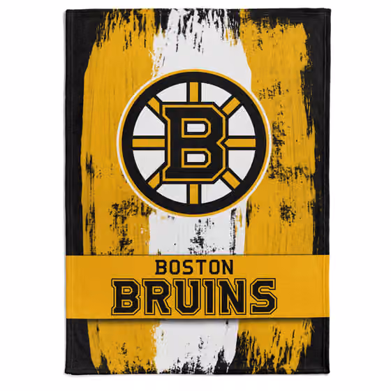 Boston Bruins Brush Fleece NHL Blanket view 1