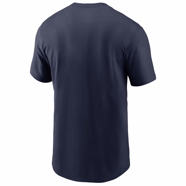 New England Patriots Local Phrase Nike Essential NFL T-Shirt Navy view 2