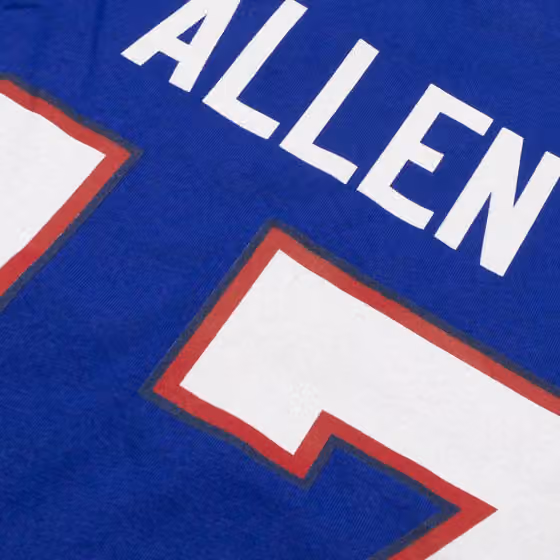 Josh Allen #17 Buffalo Bills Fanatics Player NFL T-Shirt Blue view 4