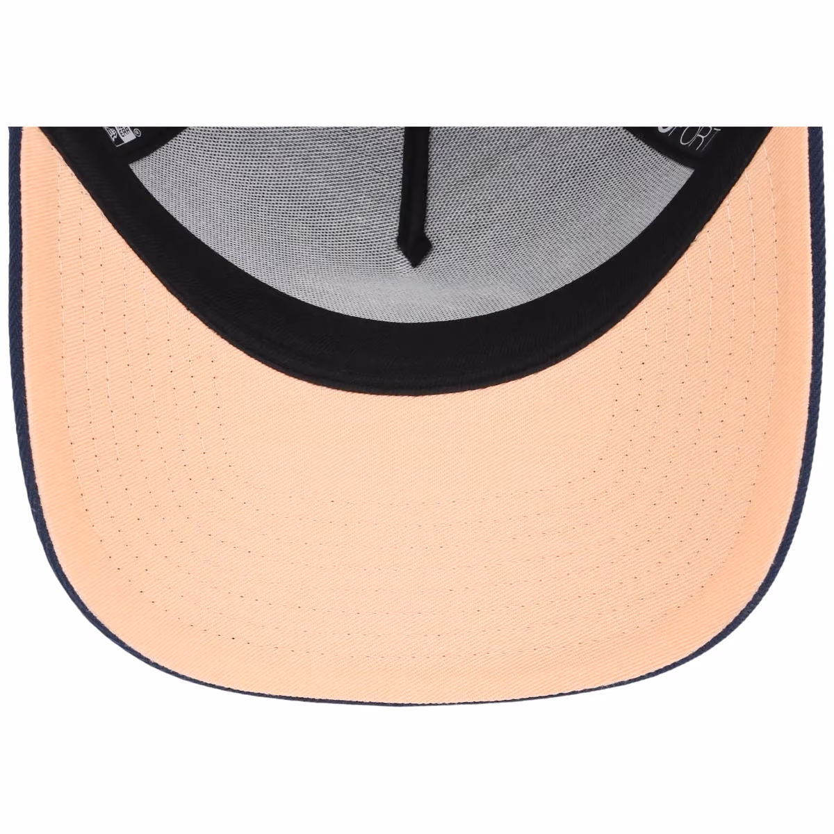 Atlanta Braves Peach Atlanta Crown the City New Era 9FORTY back view